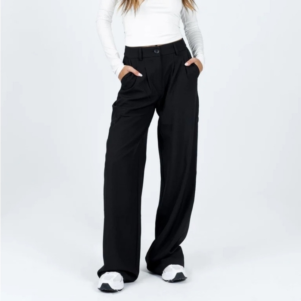 Princess Polly Archer Wide Leg Trousers